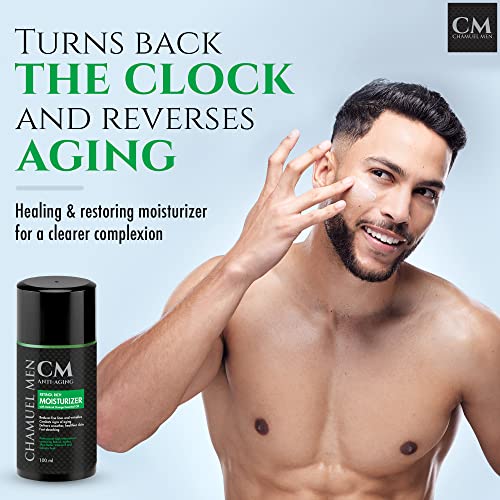 Daily Face Cream for Men with 2.5% Retinol Anti-Aging Moisturizer for Fine Lines, Dark Spots, and Wrinkles - Overnight Lotion (Pack of 2)