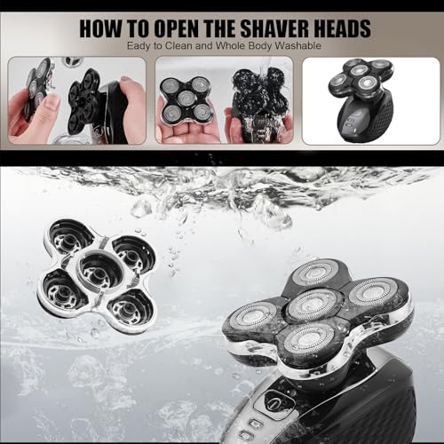 Shaver Replacement Head Compatible with Remington Electric Shaving Model SPR-XR7000,for Bald Men.(3packs)
