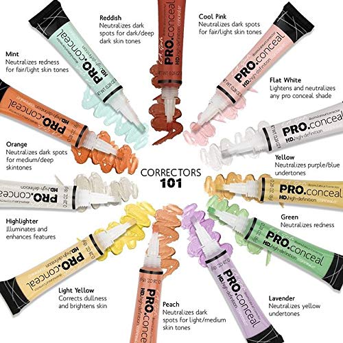 L.A. Girl Hd Pro Conceal, Buff, 0.28 Oz (Pack of 3)