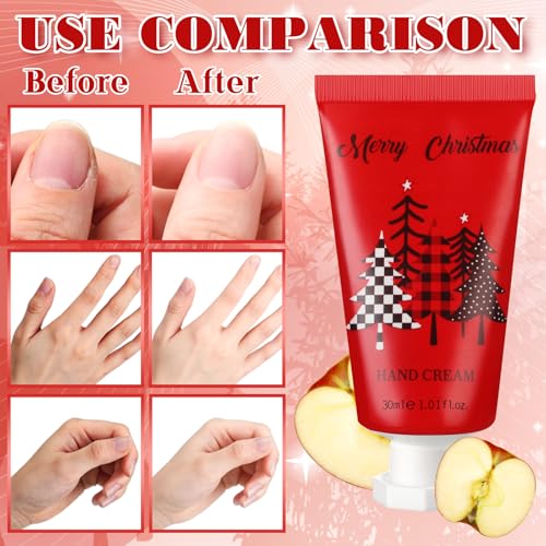 30 Pcs Holiday Hand Cream Bulk Winter Gifts for Women Christmas Party Favors Mini Hand Lotion Set 1.1 Fl oz Travel Size for Dry Skin Women Mom Coworkers(Tree)