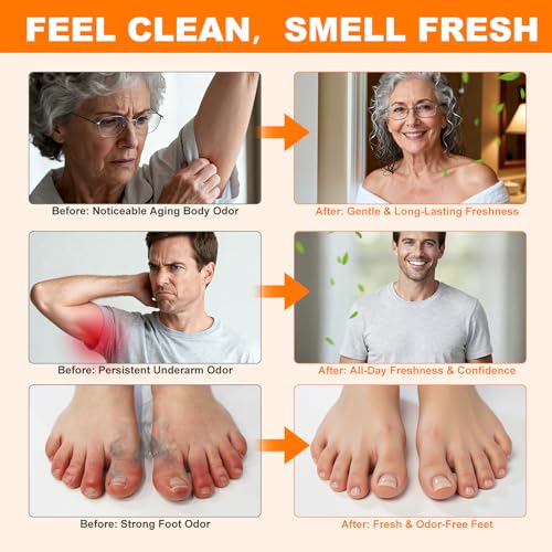 3 PCS Persimmon Soap for Body Odor Control, Organic Eliminating Odor Wash Soap for Women & Men