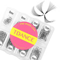 TDANCE 600 Fans Premade Fans Eyelash Extensions Natural & Volume Mixed Length Premade Lash Fans 5D-24D Handmade Promades Eyelash Fans C/D Curl Loose Fans(600-10D-0.07-D-8-15mm)