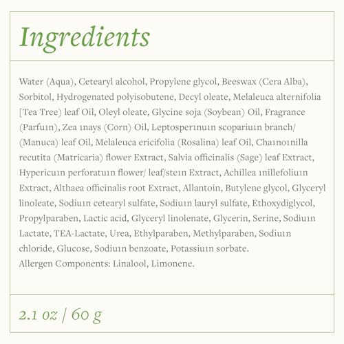 Swiss Just Tea Tree Oil, Manuka Honey and Rosalina Herbal Cream 60g.