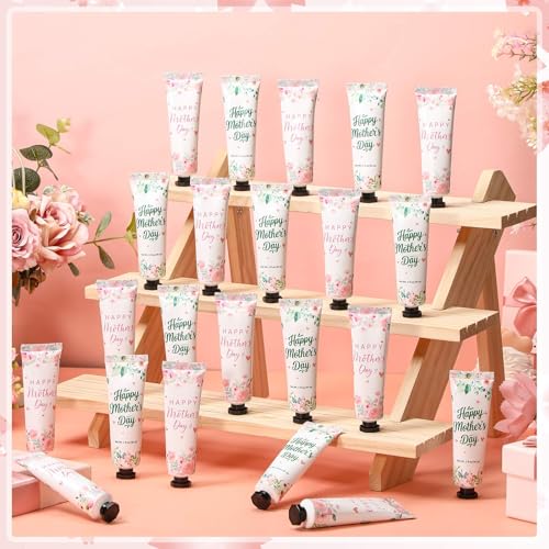 Loopeer 24 Pcs Mother's Day Hand Cream Gift Set - Bulk Gifts for Mom, Travel Size Lotion for Appreciation from Daughter or Son Mothers Day Gifts Bulk