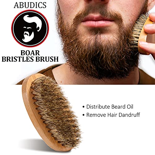 Valentines Gifts for Him, Beard Kit for Men, Beard Growth and Grooming Kit w/Beard Oil Beard Balm Beard Brush Beard Comb Beard Scissors, Christmas Birthday Gifts for Men Husband Grandpa Boyfriend Son