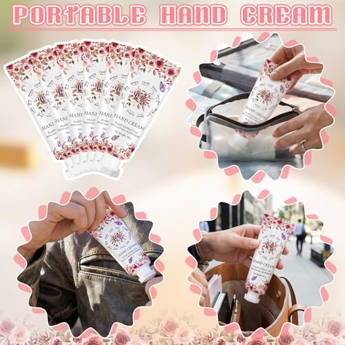 Leelosp 36 Pcs Teacher Valentine Gift Hand Cream Bulk for Women Bible Travel Size Hand Lotion Bulk Inspirational Religious Gifts Religious Bible Verse Gift for Team Employee Coworker Wedding Homeless
