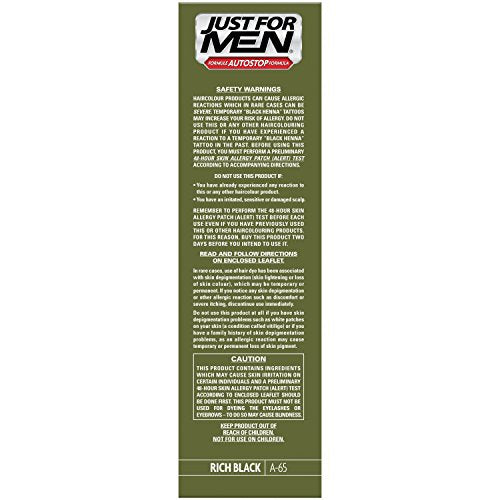 Just For Men Autostop, Gray Hair Coloring for Men with Comb Applicator