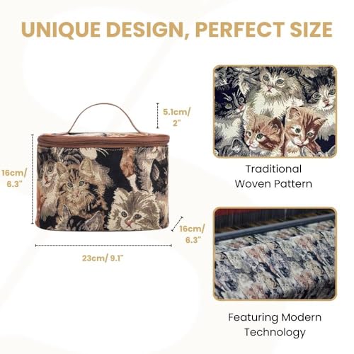 Signare Womens Vanity Bag/Toiletry Case/Make-Up Case, Available in 14 Designs