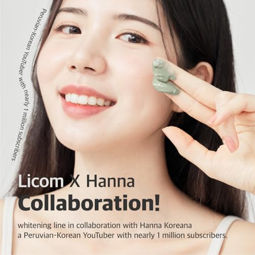 LICORNE Vegan Jeju Green Tea Clay Mask (3.38 fl oz) - Non-Drying Creamy Mud Mask for Pores & Blackheads - Korean Pore Minimizing Matcha Face Mask with Kaolin & Bentonite for Oil Control