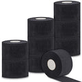 1000 Pieces 10 Rolls Disposable Black Barber Neck Strips, Black Barber Neck Strips Disposable Stretchy Edge Paper Hair for Salon Haircut Styling Barbershop Accessories