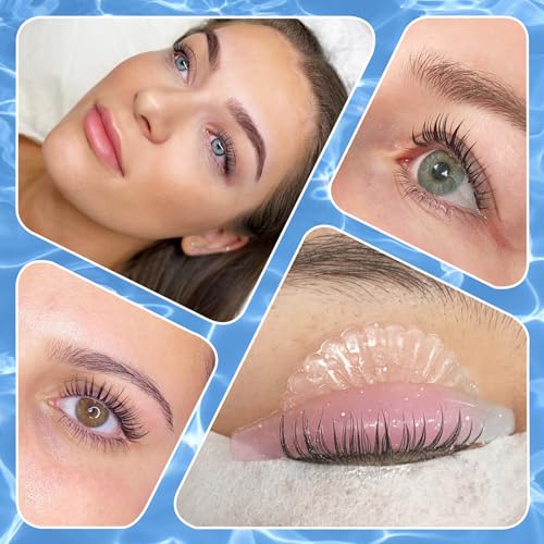 Lash Lift Rods Libeauty New Eyelash Lifting Pad 12pcs Self Adhesive Super Soft Eyelash Lift Shield Cute Shell Pearl Shape Lash Perm Rod DIY Eyelash Curler Tool
