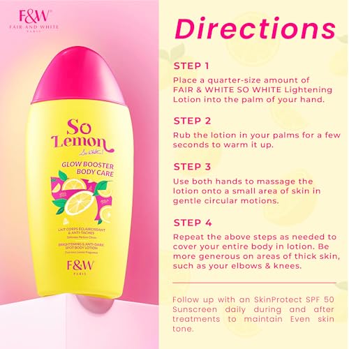 FAIR & WHITE So Lemon Glow Booster Body Care Lotion - 500ml