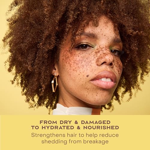 SheaMoisture Jamaican Black Castor Oil Leave In Conditioner 100% Pure Jamaican Black Castor Oil For Damaged Hair to Soften and Detangle Hair 11.5 oz