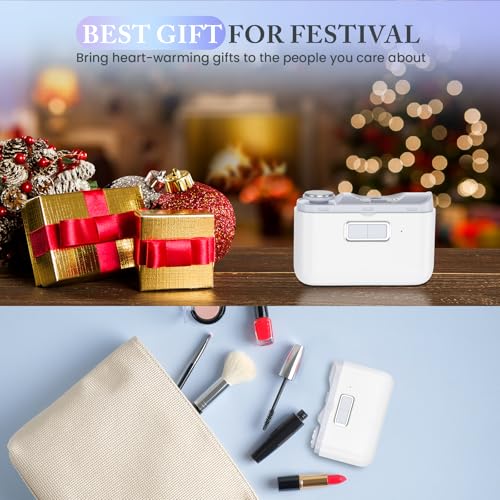 Electric Nail Clipper,Automatic Nail Clipper,Rechargeable 2 Speed Nail Clippers Set,45DB Nail Kit,LED Light Electric Nail Clippers for Kids,Adults,Seniors,2 in 1Design Manicure Set Portable White