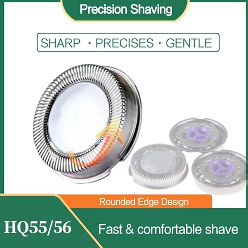 3 Pack Replacement Shaver Head Blades Fit for Norelco Hq56 Hq55 Plus Hq4 Hq3 6948XL HQ5401, HQ5413, HQ5421, HQ5426, HQ5430, HQ442, HQ443, HQ444, Durable Men's Electric Razor Blade Refills