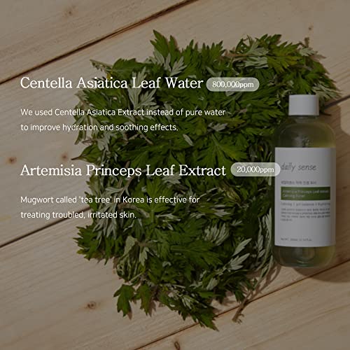Artemisia Soothing Facial Toner ? Korean Skincare, NO Alcohol, Plant-Based, Cruelty Free, Soothing Toner for Sensitive Skin,300ml, 10.14 fl.oz