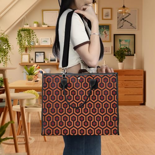 BWWKTOP Overlook Hotel Cosmetic Makeup Bag Horror Movie Inspired Gifts Overlook Hotel Travel Zipper Pouch Bag (Shinibag BL BG)