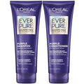 L¡¯Oreal Paris EverPure Sulfate Free Brass Toning Purple Shampoo and Conditioner Set for Blonde, Bleached, Silver, or Brown Highlighted Hair, 1 Kit