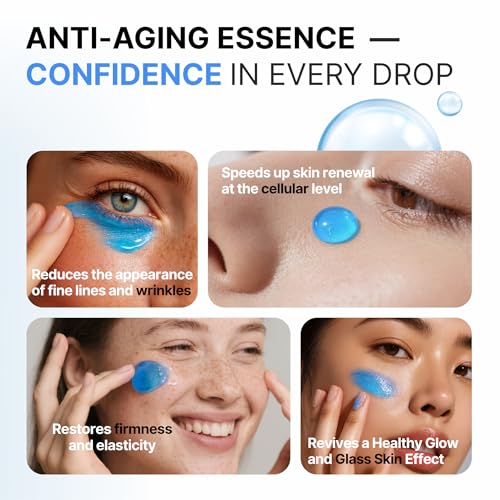 Copper Peptides Serum for Face - Lightweight Anti Aging Serum with GHK-Cu Peptide, Niacinamide & Collagen for Firmer, Plumper, Youthful Skin (30ml / 1 fl oz)