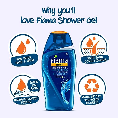Fiama Di Wills Men Refreshing Pulse Shower Gel, 250ml
