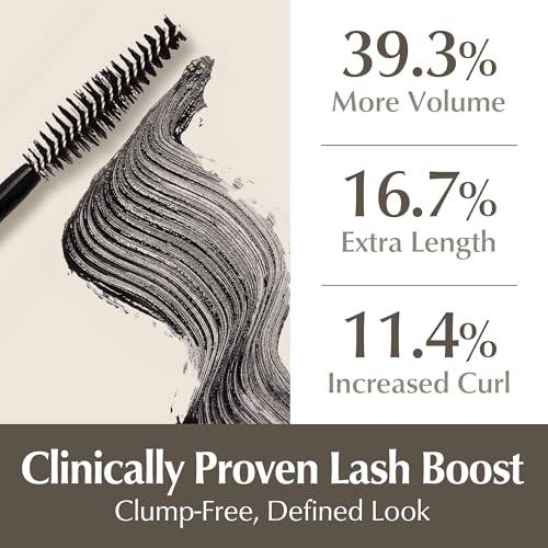 BL Lashes Noir Mascara for Make up, Volumizing, Lengthening | Oil-Free Aftercare Formula | Smudge-Proof, Clump-Free & Long-Lasting Volume (Black, 8ml)