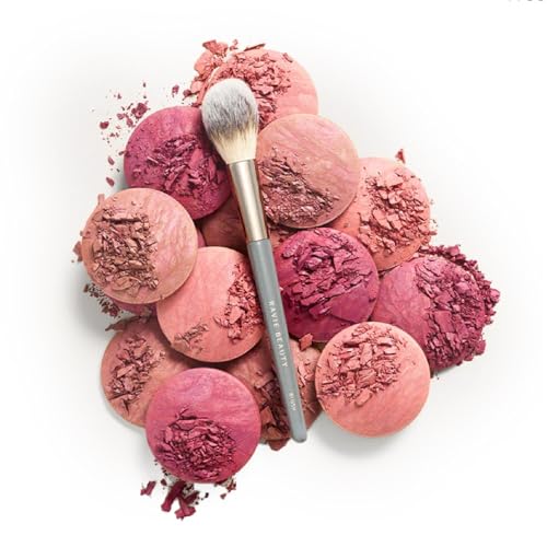 Ravie Beauty Blush Brush - Best Fluffy Makeup Brush for Cheeks, Ultra Soft Powder & Bronzer Brush, Professional Synthetic Bristles