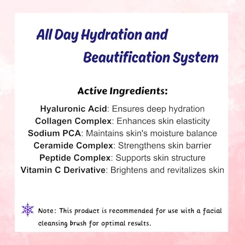 Club Suppin BB Hydrating Skincare Cream, Makeup Foundation Moisturizer for Women of All Skin Types, Strenghtens & Enhances Skins, Lightweight C Pastel Rose, 1.06oz/30g