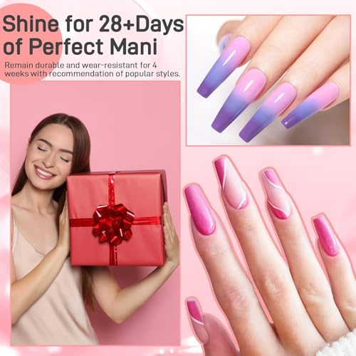 Professional Acrylic Nail Kit for Beginners with Everything Complete Nail Kit Set, Gel Nail Polish Kit,Acrylic Nail Powder with Gel Polish U V Light for Beginners