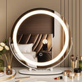 GAOMON Vanity Mirror, 19 Inch Large HD Vanity Mirror with Lights, Smart Touch Control, 3 Color Lighting Modes & 360¡ÆRotation, for Bedroom Makeup Table, Easy to Install (White)
