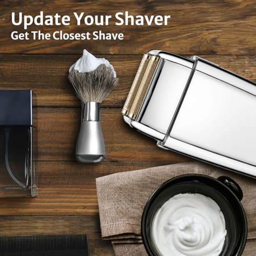 FXFS2 Foil Shaver Replacement Foil Compatible with Babyliss Foil Shaver FXFS2, Silver Color, 2Pack