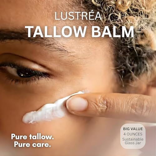 Whipped Tallow Cream for Face & Body 4oz | Grass Fed Beef Tallow Moisturizer | Face Cream for Dry Skin & Sensitive Skin | Beef Tallow Balm, Non-Greasy Daily Skincare (120 gram, Clean Cloud)