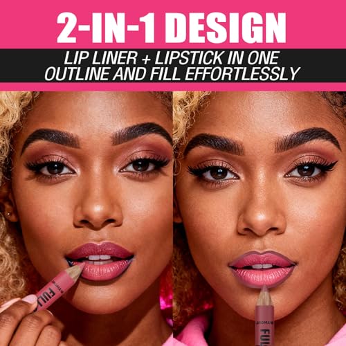 LANGMANNI 12Pcs Matte Velvet Lip Liner Pencil Set - Highly Pigmented, Smudge-Resistant Lip Pencils for Shaping & Contouring, Vegan & Cruelty-Free