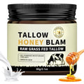 Beef Tallow for Face,Tallow and Honey Balm,Tallow Face Moisturizer Organic Grass Fed,Whole Body & Face 2.1oz Citrus Breeze