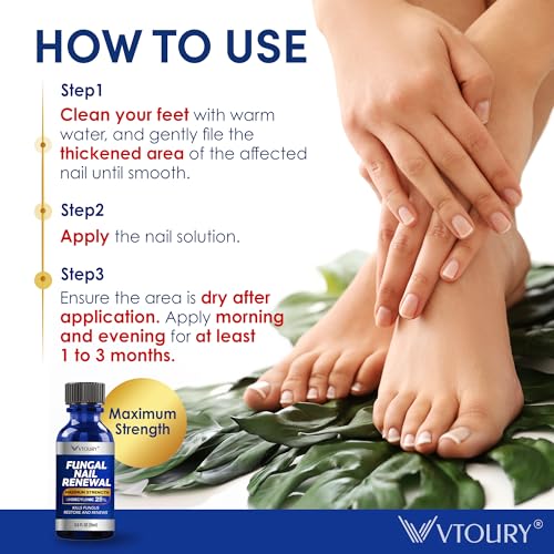 Toenail Fungus Treatment Extra Strength ? 2 Bottle Nail & Toe Solution with Undecylenic Acid 25% and Tea Tree Oil(15mlx2)