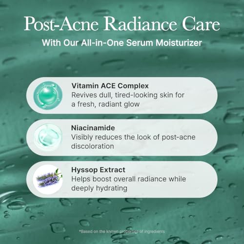 Arencia Glow Hyssop Overnight Face Mask Serum - hydrating & Anti-Aging Serum for younger looking Korean Glass Skin, Vitamin A, C, E, Niacinamide, Peptide (Pack of 2)