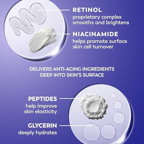 Olay Regenerist Radiance Retinol Face Moisturizer: Smooth & Renew Cream for Women - Fragrance-Free, Anti-Aging, Anti-Wrinkle, Tightening & Brightening - 2 Oz