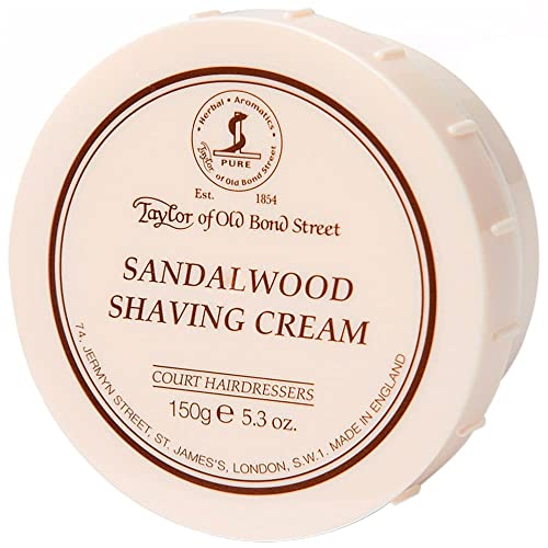 Taylor of Old Bond Street Luxury Shaving Cream Trio ? Sandalwood, Cedarwood, & St James (3 x 150g Bowls)