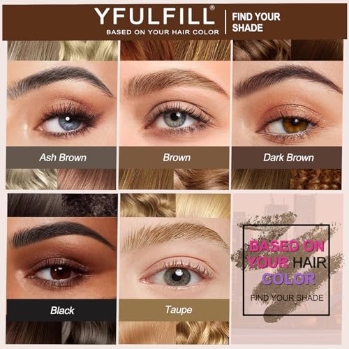 Taupe Eyebrow Pencils for Old Women, Easy to Apply, Ash Blonde Eye Brow Pencil for Women Waterproof