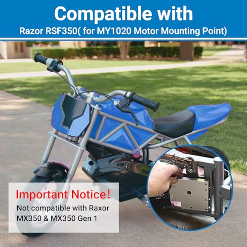 Motor Adapter Plate Set Fit For RSF350 Models Razor Pocket Mod Gen 1 - Direct Frame Installation