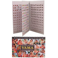 Crystal Forehead Tilki Sticker Kumkum Multicolour Stone Bindi Book Small Size for Ladies (Small Stone Bindi Book 372 Bindis)