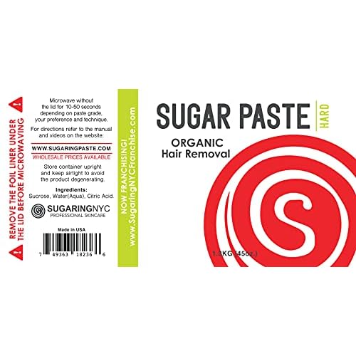 Hard Sugaring Paste for Bikini, Brazilian, Arms , Plastic Sugaring Paste Applicator