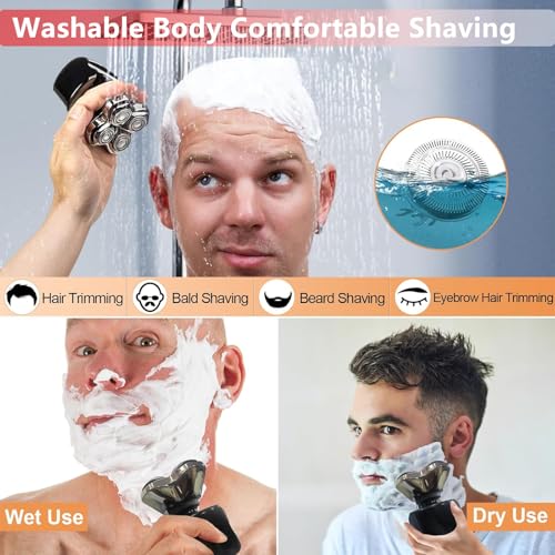 Shaver Replacement Blades compatible with Skull Shaver,for Pitbull Gold PRO Shaver Replacement Blade,for Pitbull Platinum Pro Shaver[8 Pack]