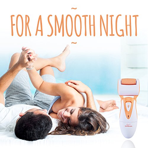 Own Harmony 2 Electric Feet Callus Removers and 6 Rollers Bundle: Rechargeable Mens Pedicure Tools Kit & Professional Electronic Foot Care File for Women, Best Scrubber for Hard Dry Cracked Dead Skin