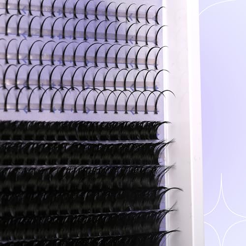 Lash Clusters 100D Lash Spikes Eyelash Clusters Volume 260pac Long 10-19mm Individual Lashes DIY Spiky Lash Extension Mega Cluster Eyelash Extensions Mink Strips Lashes Thick