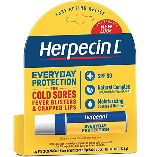 Herpecin-L Lip Balm SPF 30, 0.1 oz, 2-Pack