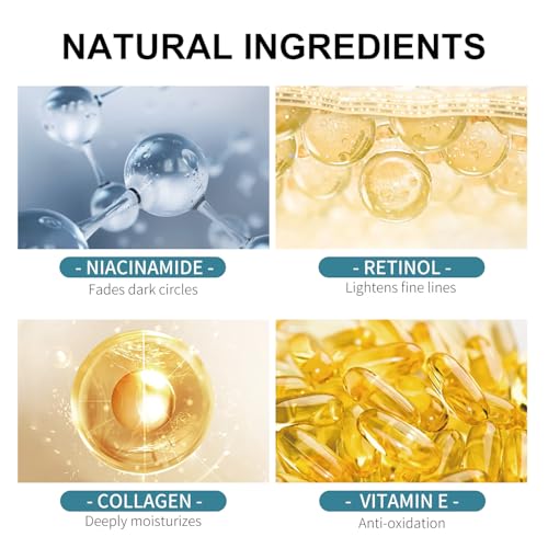 Retinol Cream for Face Anti Aging: Wrinkle Cream for Face Neck with Collagen Hyaluronic Acid - Night Moisturizer for Men Women - Facial Skin Care(1.7FL.Oz)