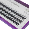 BODERMINCER 8mm,10mm,12mm,14mm,16mm Fish Tail False Lashes 120pcs Handmade Luxury Mink Premade Lash 5D Volume Fans Individual Eyelash Extensions (14mm)