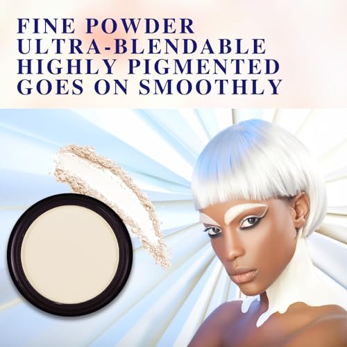 MEICOLY Off White Eye shadow,Beige Matte Cream Single Eyeshadow for Halloween Makeup,Natural Nude Pressed Powder Eyeshadow,Long Lasting Matte Shade Eyelid Color,Pigmented Eye Makeup for Women Girls