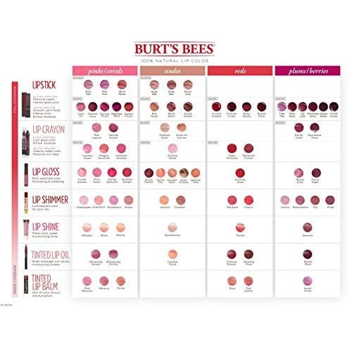 Burt's Bees 100% Natural Moisturizing Lip Gloss, Harvest Time, Oramge, 0.2 Oz