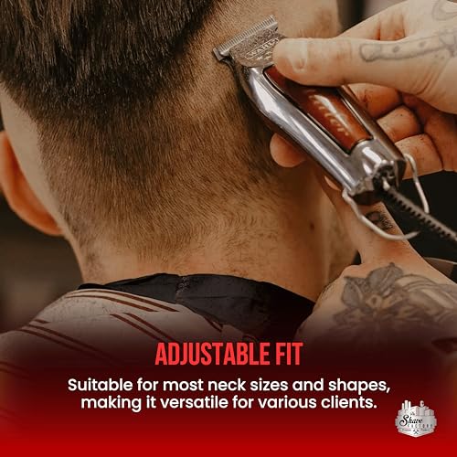The Shave Factory Black Neck Strip, Disposable Barber Paper Roll, Protects Your Neck, Hygienic Option for Barbers, Unisex, All Ages